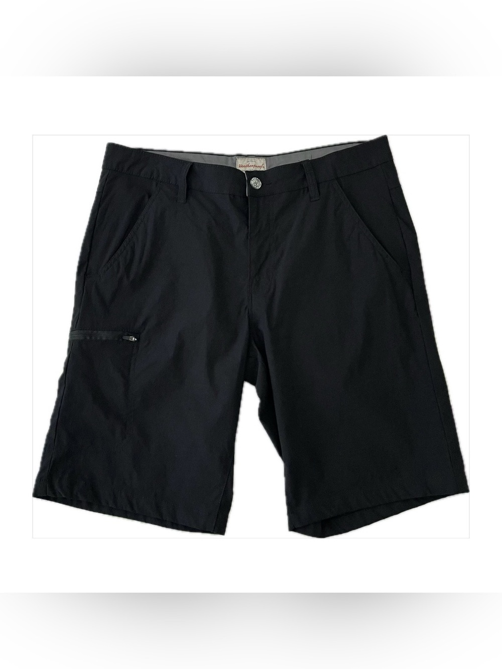 Weatherproof Vintage Men's UPF 50 Stretch Performance Tech Shorts, Black, 32 - Picture 2 of 11